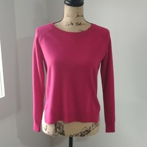 Theory pink cashmere sweater